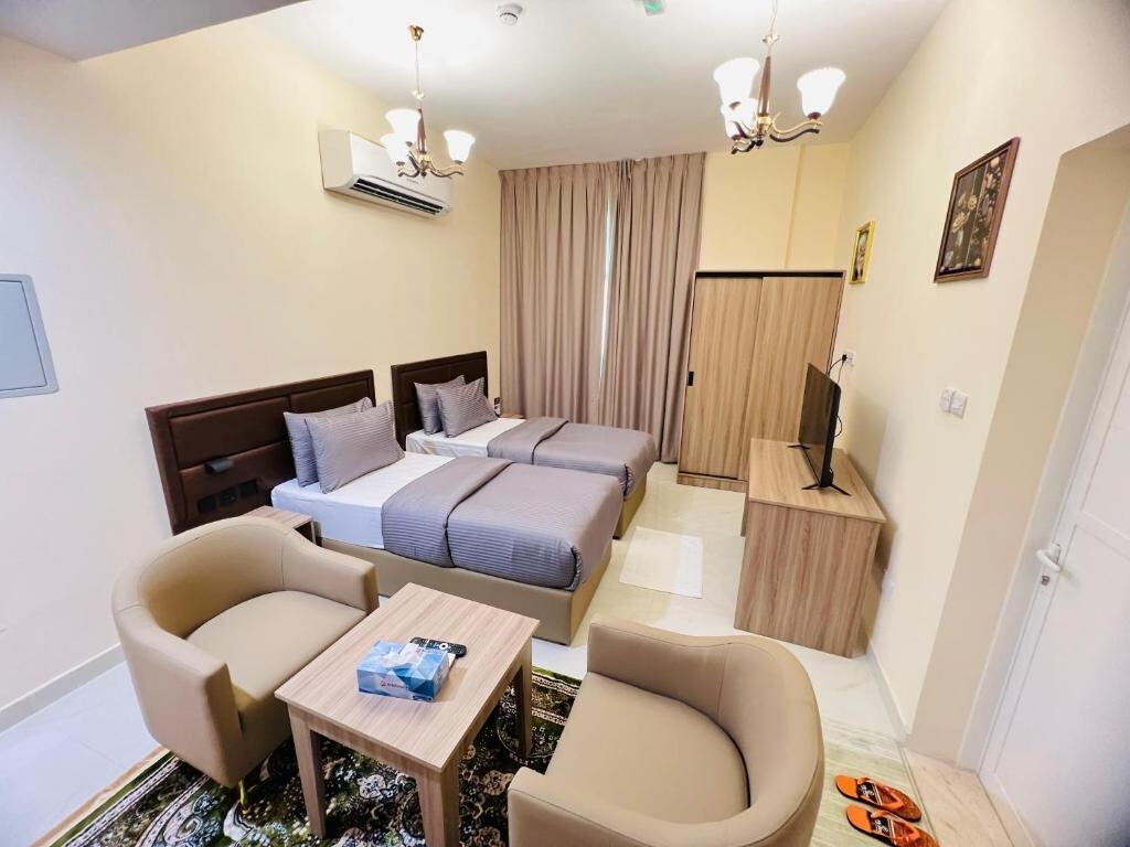 Twin Room at Town Plaza Hotel Apartments Ras Al Khaimah